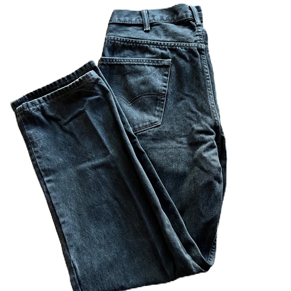 Men’s 550 Relaxed Fit Black Denim Jeans 38x34 - Picture 4 of 12